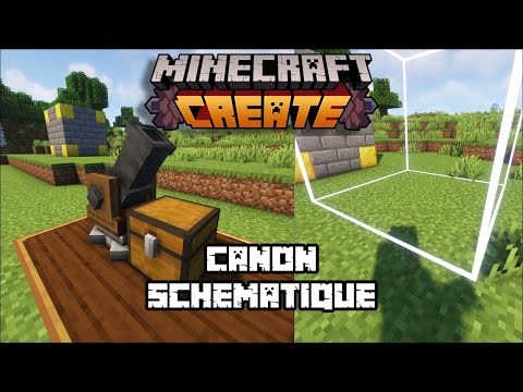 Minecraft Create [FR] - Canon schématique et schémas #11