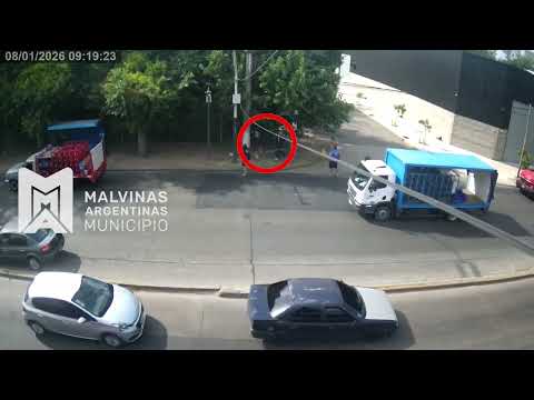 Detienen a un ladrón de bicicleta tras un seguimiento de las cámaras de monitoreo de Malvinas Argentinas