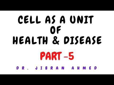 GENERAL PATHOLOGY II PATHOLOGY LECTURES II CHAPTER 1 II CELL AS A UNIT OF HEALTH DISEASE II PART 1