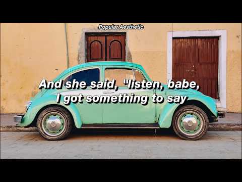 Drive My Car - Beatles (Aesthetic Lyrics)