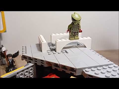 Brickfishers MOC 05 (LEGO, BlueBrixx and More) - Ein Haus, eine Treppe und eine Brücke