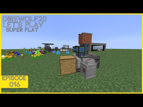 Direwolf20 Let's play Super Flat | Episode -16 - Ethylean Production
