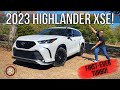 The 2023 Toyota Highlander XSE Is A Sporty Looking Turbocharged 3 Row Family SUV