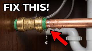 How to Fix a SharkBite Fitting That LEAKS (The 6 CRITICAL Mistakes You're Making!)
