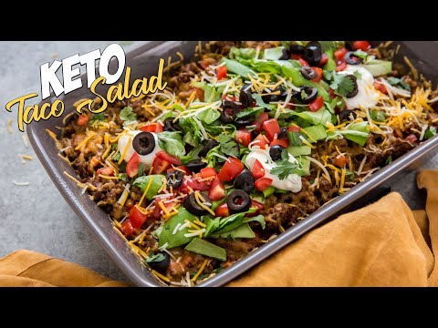 Keto Taco Salad Casserole Recipe | 20 Minute Dinner