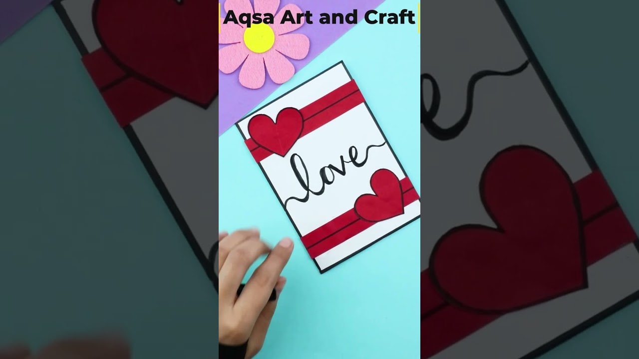 Valentines Day Cards | Valentine Cards Handmade Easy | Love Greeting Cards Latest Design Handmade