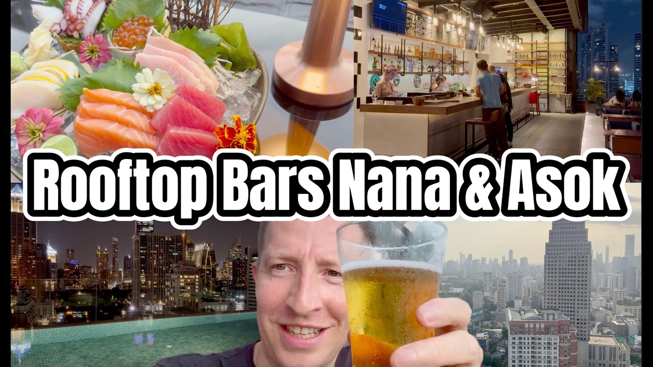 Best Rooftop Bars in Bangkok🍸🌆