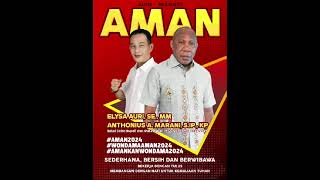 Download lagu AMAN UNTUK WONDAMA - ( Audio ) 2024 Lagu kampanye AURI-MARANI mp3