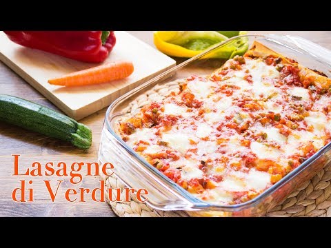Lasagne con Ragù di Verdure | Ricetta Lasagne al Forno Facili e Veloci | 55Winston55