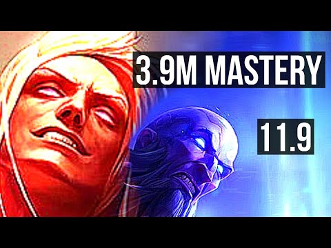 VLADIMIR vs RYZE (TOP) | 3.9M mastery, 1400+ games, 4/2/14 | KR Grandmaster | v11.9