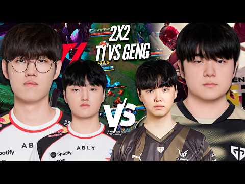 T1 ONER and T1 PEYZ vs GEN CANYON and GEN CHOVY, 2-2 in SOLOQ KR - THIS GAME WAS BIZARRE!!