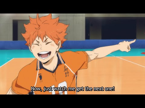 Karasuno team laughing, Hinata cheer up everyone | Haikyuu!! To the Top Season 4 Part 2 Episode 9