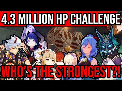 4.3 MILLION HP SHOWDOWN! WHO'S THE BEST DPS?! 9 Popular Teams! Genshin Impact