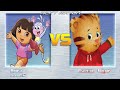 M U G E N BATTLES Dora Boots Vs Daniel Tiger Dora The Explorer Vs Daniel Tiger S Neighborhood