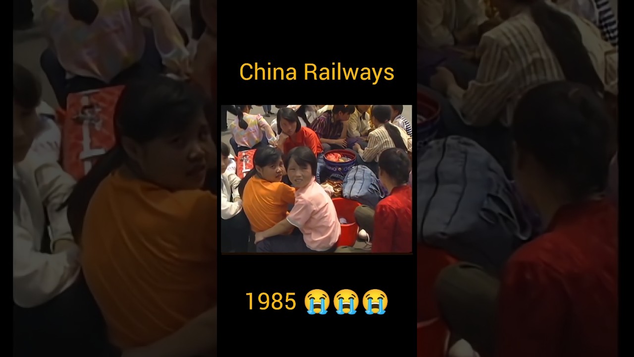 China Trains 1985 vs 2025 , china in 1980 vs 2025