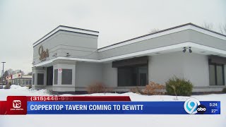Coppertop tavern is coming to DeWitt