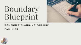 Boundary Blueprint - Lesson Eight