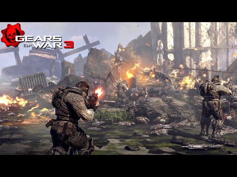 GEARS OF WAR 3 NPC Wars #3 (Lambent vs Locust)