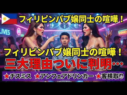 フィリピンパブ嬢同士が喧嘩する三大理由 YouTubeサムネイル