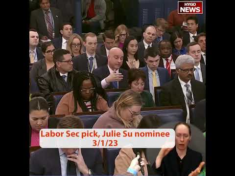 Jean-Pierre on Labor Pick Julie Su and California's 20 Billion Dollar Jobless Fraud: 'Oh, Absolutely' She'll Be Confirmed (March 1, 2023)