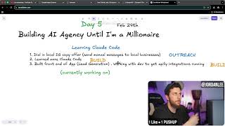 Day 6 of Building my AI Agency until I'm Millionaire | Learning Claude Code