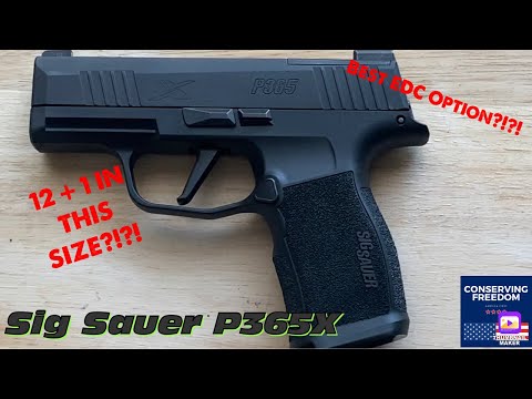 Sig Sauer p365x - First 100 Round Review.  Good Right Out Of The Box?