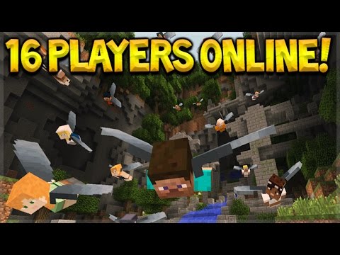16 PLAYER MULTIPLAYER Minecraft Console FULL Glide Mini-Game BREAKDOWN/16 Players (Console Edition)