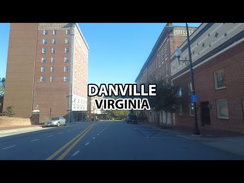 Danville, Virginia - [4K] Downtown Tour