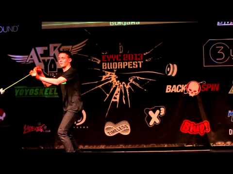 EYYC 2013 Budapest - European Yo-Yo Championship 5A Division 6th Place George Stoyanov