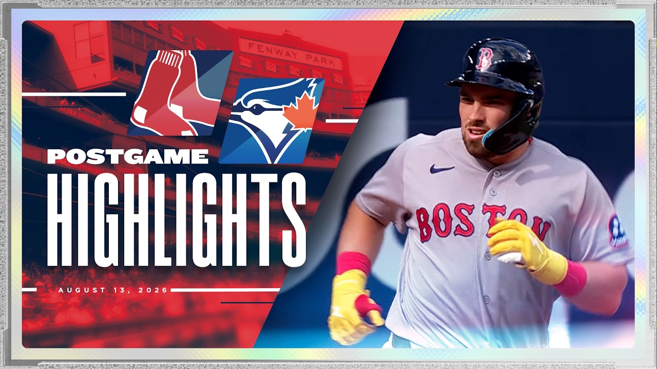 Caleb Durbin Red Sox highlights from his five-RBI performance against Toronto on August 13 2026
