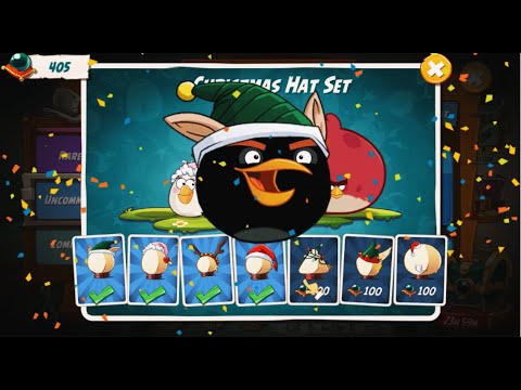 Angry Birds 2 Level 103 to 108 😍- Christmas Hat Set Unlocked👒 Gameplay HD - #rRovioGamerz