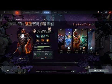 Dota2sup Matumbaman Dragon Knight Chaos vs Final Tribe -TI9 OPEN QUALIFIERS