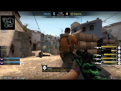 CS:GO POV Demo G2 kennyS (26/23) vs Heroic (de_mirage)