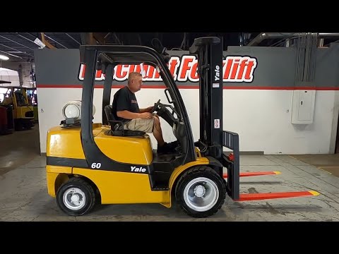 YALE GLP060VX 6,000lb LP (Propane) #730H - Forklift For Sale