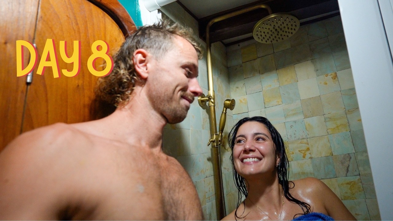 After 5 YEARS our 88ft wooden boat FINALLY has a SHOWER! | Daily Videos —  Sailing Yabá 239