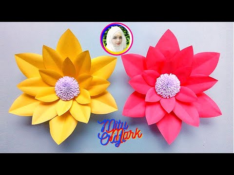 Attractive Paper Flowers | Origami Christmas Craft || DIY Origami Craft || Mitu Craft Mark