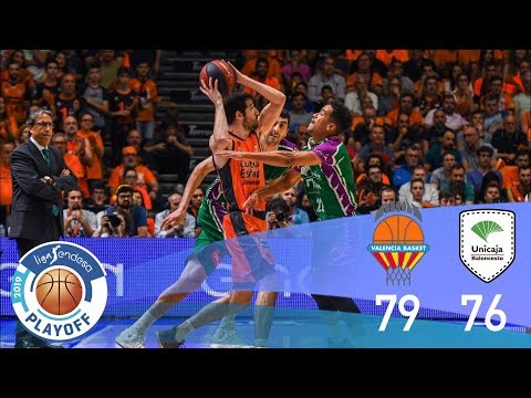 Valencia Basket - Unicaja (79-76) RESUMEN // Cuartos - Playoff Liga Endesa