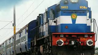 preview picture of video 'Narmada Express 18234 Departing From Shahdol Led By Electric Locomotive WAP4 Delayed by 1hr 50 Min.'