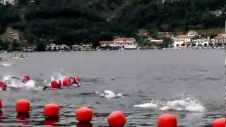 preview picture of video 'Traversata Nuoto Pella Orta 11° in 19'40'''