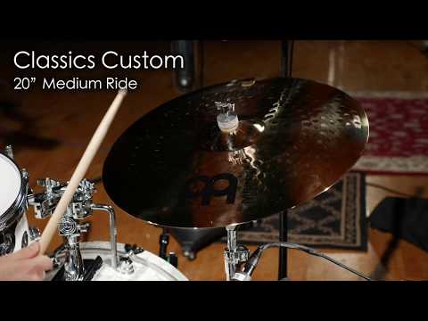 Meinl Cymbals Classics/Classics Custom Brilliant/Classics Custom Dark/Pure Alloy 20" Ride Morph Demo