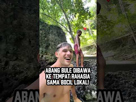 BOCIL INDO BAWA BULE KE TEMPAT RAHASIA 😱 #reaksibule #shorts #viralvideo
