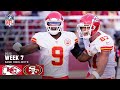 Kansas City Chiefs vs. San Francisco 49ers | 2022 Week 7 Game Highlights