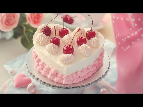 Red Velvet Heart Cake with Swiss Meringue Buttercream