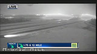 Metro Detroit Traffic: April snow causing slick roads across area