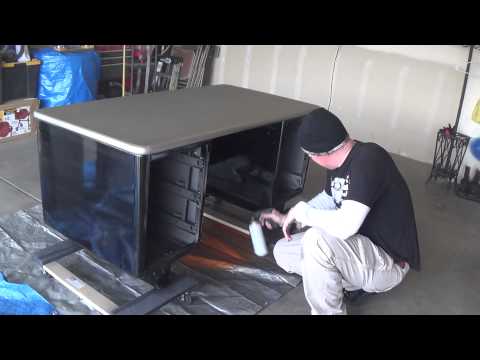 Thrift shop metal desk restore - Cheap and easy weekend project