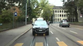 preview picture of video 'Strassenbahn Zurich linia 6'