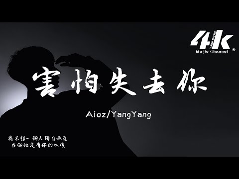 Aioz/YangYang - 害怕失去你『我害怕失去你在那個夜裡，讓我心碎的是你沒辦法忘記。』【高音質|動態歌詞Lyrics】♫