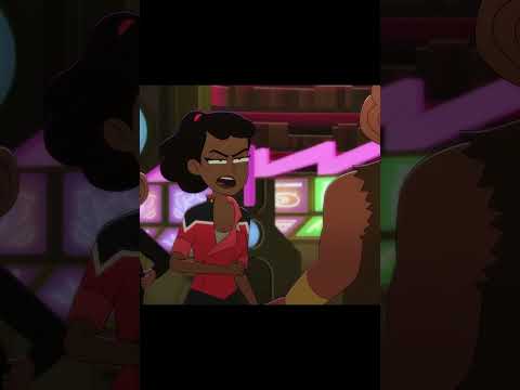 Mariner causes a fight with some Ferengi bikers - Star Trek Lower Decks#shorts