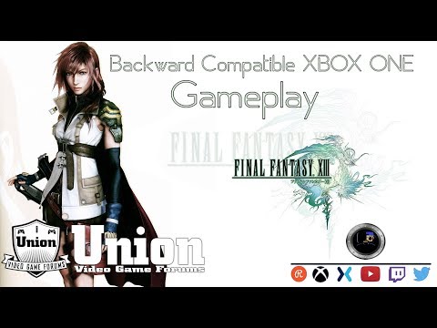 Final Fantasy XIII Backward Compatible on XBOX ONE X with enhancements