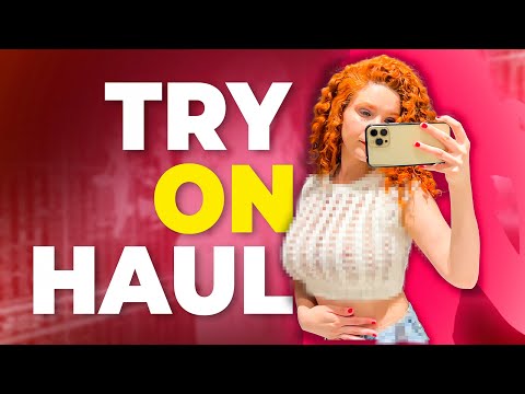 [4K] See Through Try On Clothing | Transparent Haul (2024)